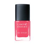 Lakmé Absolute Gel Stylist Nail Color, Glossy Finish, 93 Macaroon, 12Ml