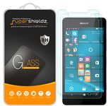 [2-Pack] Microsoft Lumia 950 Tempered Glass Screen Protector, Supershieldz Anti-Scratch, Anti-Fingerprint, Bubble Free, Lifetime Replacement Warranty