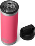 YETI Rambler Bottle Chug, Vaccum Insulated Stainless Steel Bottle with Chug Cap, Tropical Pink, 18 oz (532 ml)