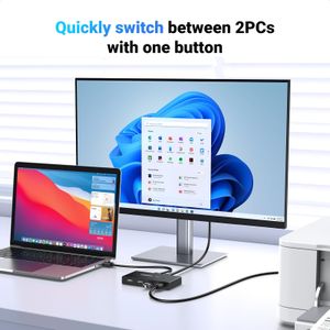 UGREEN 4-Port USB 2.0 Switch – Peripheral Sharing Hub