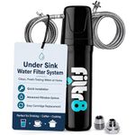 Filtr8 Under Sink Water Filter System, NSF/ANSI Certified Carbon Block Filtration for Kitchen Tap Water, Removes Lead, Chlorine, PFAS & Microplastics – Ideal for Drinking, Coffee & Cooking