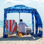 AMMSUN Beach Cabana, 6.5'×6.5' Beac