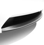 TWRAPS Front Lower Lip Wrap for Tesla Model S 2021-2026 - Black Carbon Fiber Chin Spoiler Trim Cover for Refresh and Plaid, Made of Premium Vinyl Film for Bumper Splitter