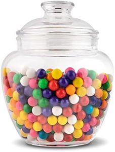 Modern Innovations 80-Ounce Candy & Cookie Jar with Lid, Premium Acrylic Clear Apothecary Jar, Wedding & Home Décor Centerpiece, Cookie, Candy, Decorative Kitchen Storage Jar, Bathroom Organization