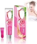 Hair Removal Cream - Intimate Hair Removal Cream - Rose Facial Hair Remover for Women - Bikini Hair Removal Cream - Mens Hair Removal Cream - Skin Softening Hair Removal - Facial Hair Remover