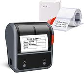 NIIMBOT Label Maker Machine B3S Upgrade 3Inch, with 1Pack 70x40mm Label, and 1Pack 40×30 mm Clear Label,Wireless Thermal Label Makers for Clothing, Jewelry, Mailing, Barcode & Small Business