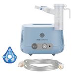 PARI COMPACT2 - Small Portable Nebuliser Machine for Adults and Kids 4+ - Clinic-Grade Compressor for COPD, Cold and Cough, Asthma, Congestion Relief, and Chronic Respiratory Treatments