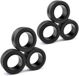 6PCS Magnetic Rings Fidget Toys,Fidget Stress Toy Pack, Adult Finger Fidget Toys, ADHD Anxiety Relief Decompression Magical Ring Fidget Toy,Teens Kids Gift 8 9 10 11 12 Year Old for Boys Girl