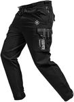 HK Army Hostile Straight-Leg Recon Jogger Pants for Airsoft and Paintball, Black, X-Large