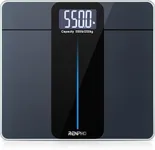 RENPHO 550lb Scale for Body Weight, Digital Bathroom Scale with Large LED Display, Body Scale with Extra-High Capacity, Weighing Machine with Big Platform, Most Accurate to 0.05lb, 13x11.8in, Core 1L