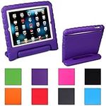 Aken Kids Light Weight Shock Proof Handle Case for iPad Mini / Mini 2 / Mini 3 (Purple)