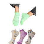 London Hills Ankle Socks for Women || women socks ankle length || girls socks combo || women cotton socks, Ideal for Daily Casual Wear/Gym/Office - Free Size - Colours and styles may vary