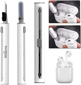 Cleaner Kit for Airpods, Wilbeva Bluetooth Earbuds Cleaning Pen for Airpods Pro 1 2 3 Samsung MI Android Earbuds, 3 in 1 Compact Multifunctional Headphones Case Cleaning Tools