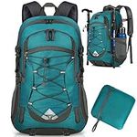 40L Packable Backpack Waterproof Hiking Backpacks Lightweight Outdoor Sport Travel Daypack for Climbing Camping Touring，Green