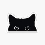 Cute Black Cat Sticker - Sticker Gr