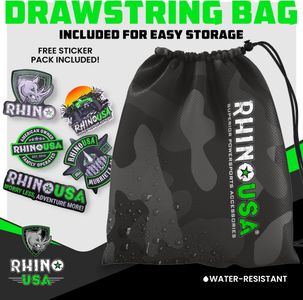 Rhino USA Ratchet Straps 4-Pack – Heavy Duty Tie Down Set