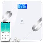 Etekcity Bluetooth Body Fat Scale, Smart BMI Weight Scale Digital Bathroom Wireless Scale, Backlit Display,400lbs