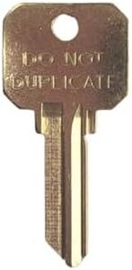 JMA SLG-3C Key Blank, SC1 DND Brass (50-Pack)