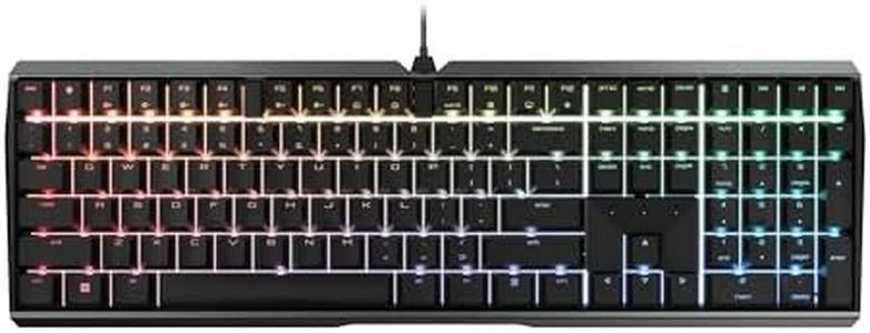 CHERRY MX Board 3.0 S Wired Mechanical Keyboard Aluminum Housing MX Red Silent Switches for Gaming and Office