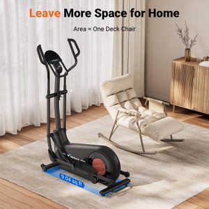 MERACH Long Stride Elliptical Trainer – Home Cardio Machine