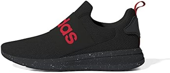 Adidas Men's Lite Racer Adapt 4.0 Running Shoe, Core Black/Vivid Red/Carbon, 10