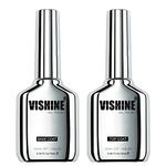 Vishine 16ml DUO Gel Top Coat and Base Coat 2Pcs Set, No Wipe Protective Ultra Glossy Top Coat and Base Top Coat Long Lasting Soak Off UV LED Gel for Home DIY and Nail Salon