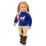 Our Generation – 18-inch Equestrian Doll – Blonde Hair & Green Eyes – Horseback Riding Outfit – Pretend Play – Toys For Kids Ages 3 & Up – Montana Faye