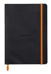 Rhodia Rhodiarama Notebook Black Dot Grid A5 Size - 6x8.25"