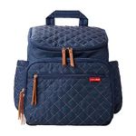 Skip Hop Baby Girl's Navy Diaper Backpack: Forma, Multi-Function Travel Bag with Changing Pad & Stroller Attachment, 2 Count (Pack of 1)