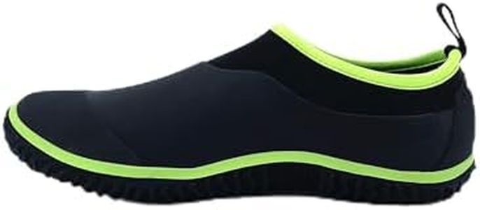 SYLPHID Men's Garden Shoes Women's Rain Shoe Waterproof Neoprene Camp Booties for Camping, Lawn Care, Gardening and Yard Work, Green, Women Size 11, Men Size 9.5