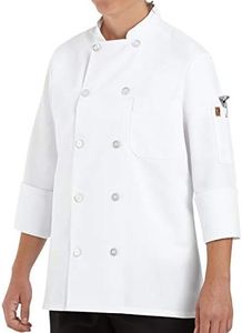Chef Designs Women's Chef Coat, White, Large