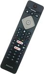 Universal TV Remote Control Compatible with Philips 50PUS6754/12 50PUS6704/12 43PUS6754/12 43PUS6704/12 Ambilight Smart LED