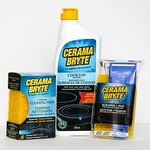 Ceramic Cooktop Cleaner Kit,650 ml (22 oz.) stovetop cleaner,scraper and 6 pads,stove top cleaner and oven cleaner,8 Piece Set