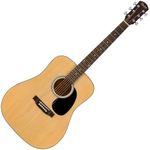 Squier by Fender SA-150 Dreadnought Acoustic Guitar, Ideal Guitar For Beginners, Natural