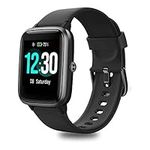 Fitpolo Smart Watch Fitness Tracker Touchscreen Heart Rate Monitor IP68 Waterproof Step Sleep Trackers Calorie Burned Counter Smartwatch for Women Men Compatible with iPhone Samsung Android Phones