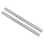 sourcing map 2pcs Round Steel Metal Rods, 6mm x 100mm High Speed Steel (HSS) Lathe Bar Stock Tool, for Shaft Gear Drill Lathes Boring Machine Turning Miniature DIY Craft, 2pcs