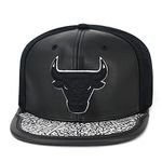 Mitchell & Ness Chicago Bulls Jordan Day ONE Snapback NBA Hat - Black/Elephant Print