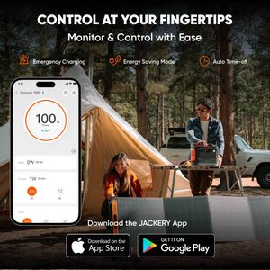 Jackery Explorer 1000 v2 Portable Power Station – 1000W Outdoor Generator
