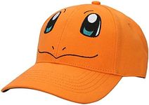 Pokemon Charmander Big Face Men's Orange Baseball Cap