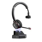 MAIRDI Bluetooth Headset with Microphone for PC, in-Built Bluetooth Dongle for Computer, Wireless Headset with Mic Mute for Work Office CallCenter Telephone Microsoft Teams Conference