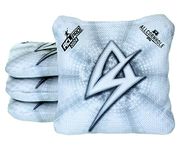 Allcornhole.com | All-Slides Cornhole Bags | Proprietary Premium Materials | ACL Pro Approved | Set of 4 (Gray)