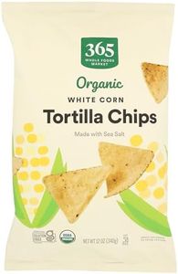 365 by Whole Foods Market, Organic White Corn Tortilla Chips, 12 Ounce