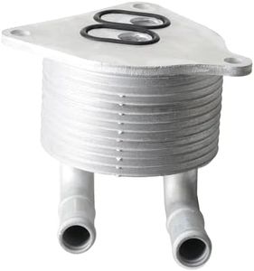 2.4L Engine Transmission Oil Cooler Aluminum Compatible with Jeep Compass 2019 2020 Replaces 68373829AA 68369628AA