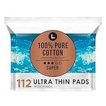 L. Pure Cotton Topsheet Pads for Wo