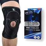 Trainers Choice Knee Stabilizer Brace and Support for Men & Women, Assists with Patellar Tendonitis (Jumper’s Knee), PFS (Patellofemoral Syndrome), Chondromalacia Patella Syndrome, minor strains and sprains - One Size Fits Most