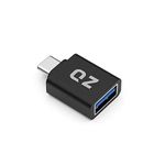 QZ USB 3.1 Type C OTG Adapter, Type C to USB Connector, USB to Type C Adapter OTG [Thunderbolt-3 Compatible]