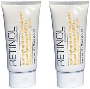 Retinol by Robanda Anti-Aging Hand Treatment - Broad Spectrum SPF 15 + Retinol, 2 pack