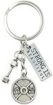 Motivational Fitness Keychain with 