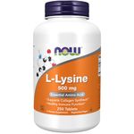 Now Foods L-Lysine 500mg, 250 Tablets