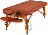 Master Massage 31" santana Therma Top Memory Foam Portable Massage Table Heating Warmer Beauty Bed-Mountain Red, 1 Count, 1 count (28696)